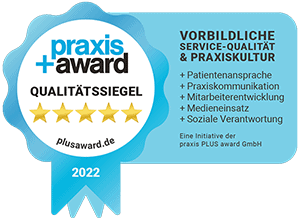 5 Sterne Siegel Praxis Award 2022